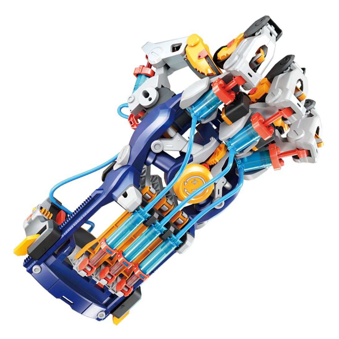 Pro’sKit GE-634 Hydraulic Cyborg Hand DIY STEM Robotic Arm Kit – SDL