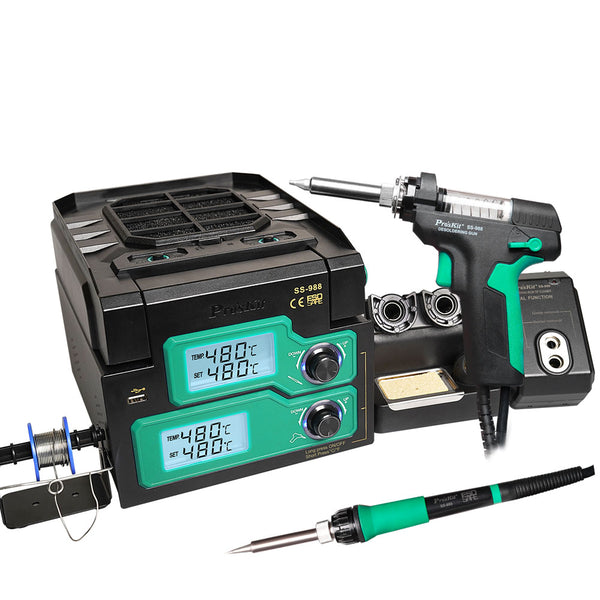 Pro'skit 6 IN 1 Multifunction Solderingiron/Desoldering Station SS-988B