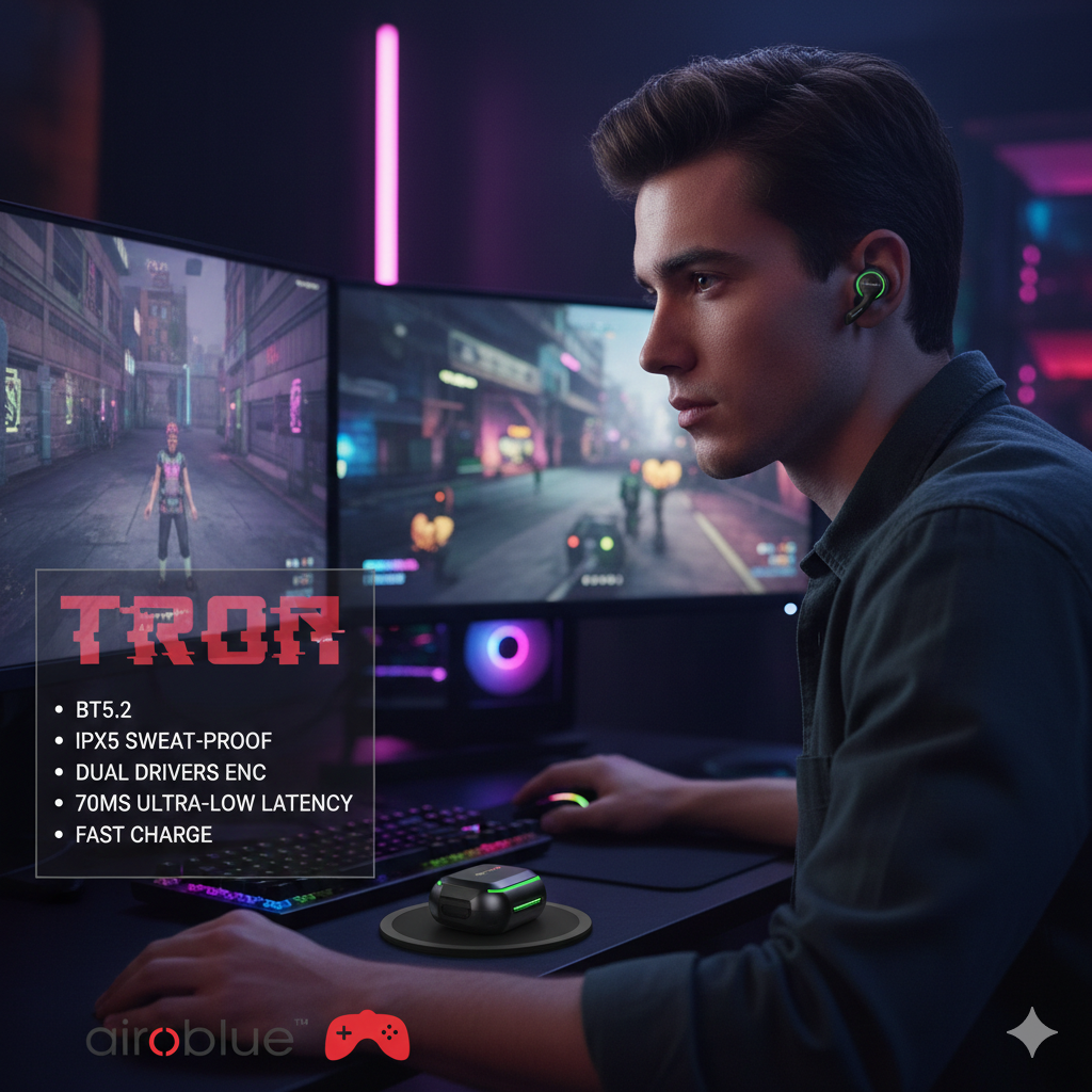 MICRODIA Meta BT5.2 LOW LATENCY GAMING TWS WITH DUAL DRIVERS – SDL