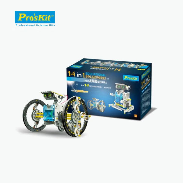 مجموعة روبوت الطاقة الشمسية التعليمية 14 في 1 من Proskit GE-615
