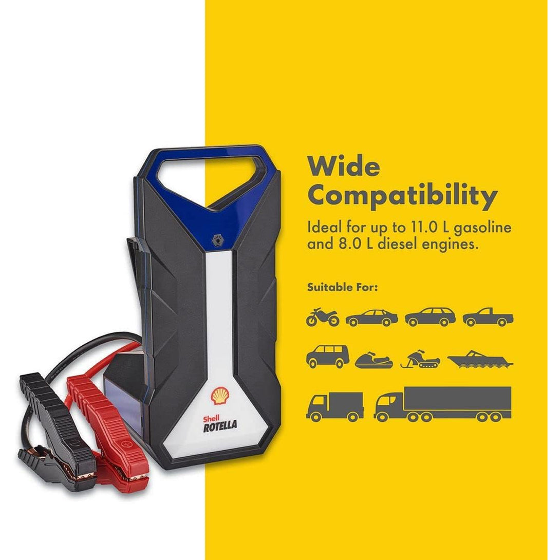 Shell SH924: Portable Power & Jump Starter (24,000mAh) – SDL