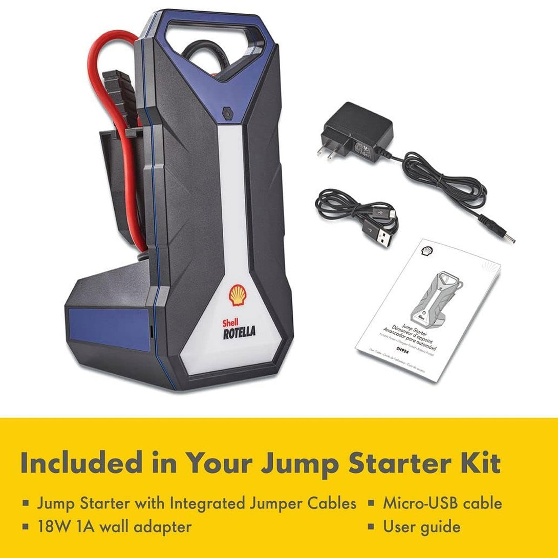 Shell SH924: Portable Power & Jump Starter (24,000mAh) – SDL